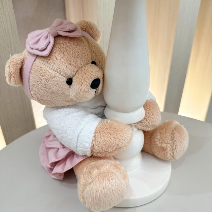 Abajur Ursa Cacau - Rosa Nude - Image 3