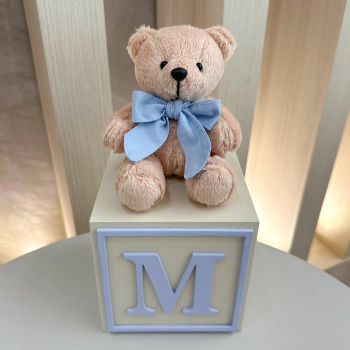 Cubo Inicial Urso Lipe - Azul Bebê