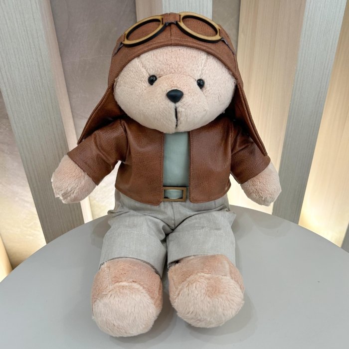 Urso Aviador - Verde Malva