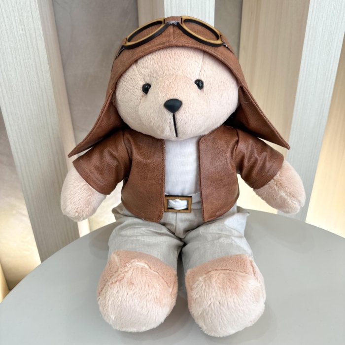 Urso Aviador - Branco
