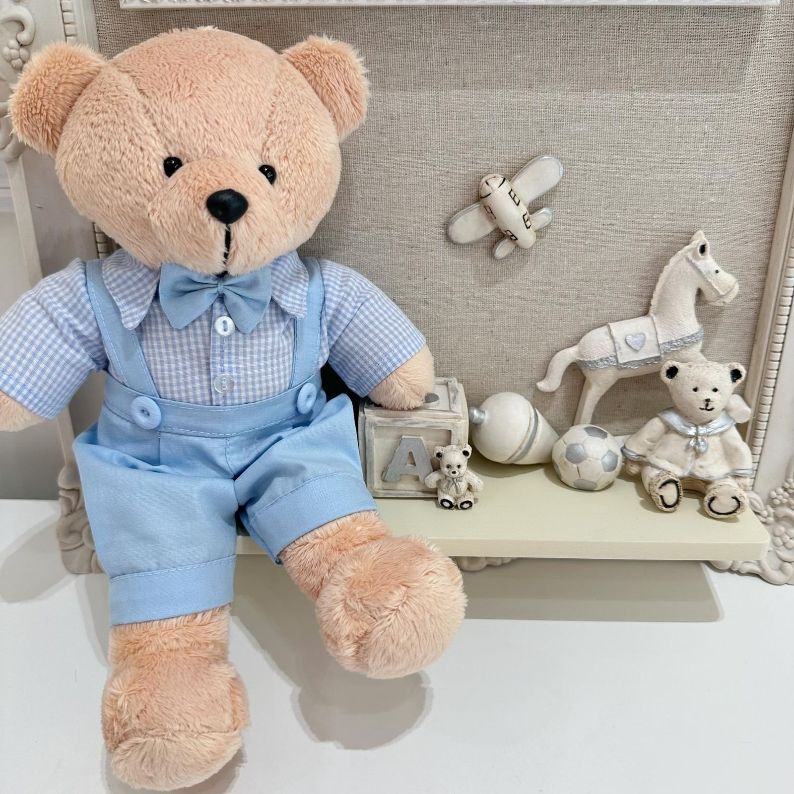 Quadro Urso Davi - Xadrez - Imagem 2